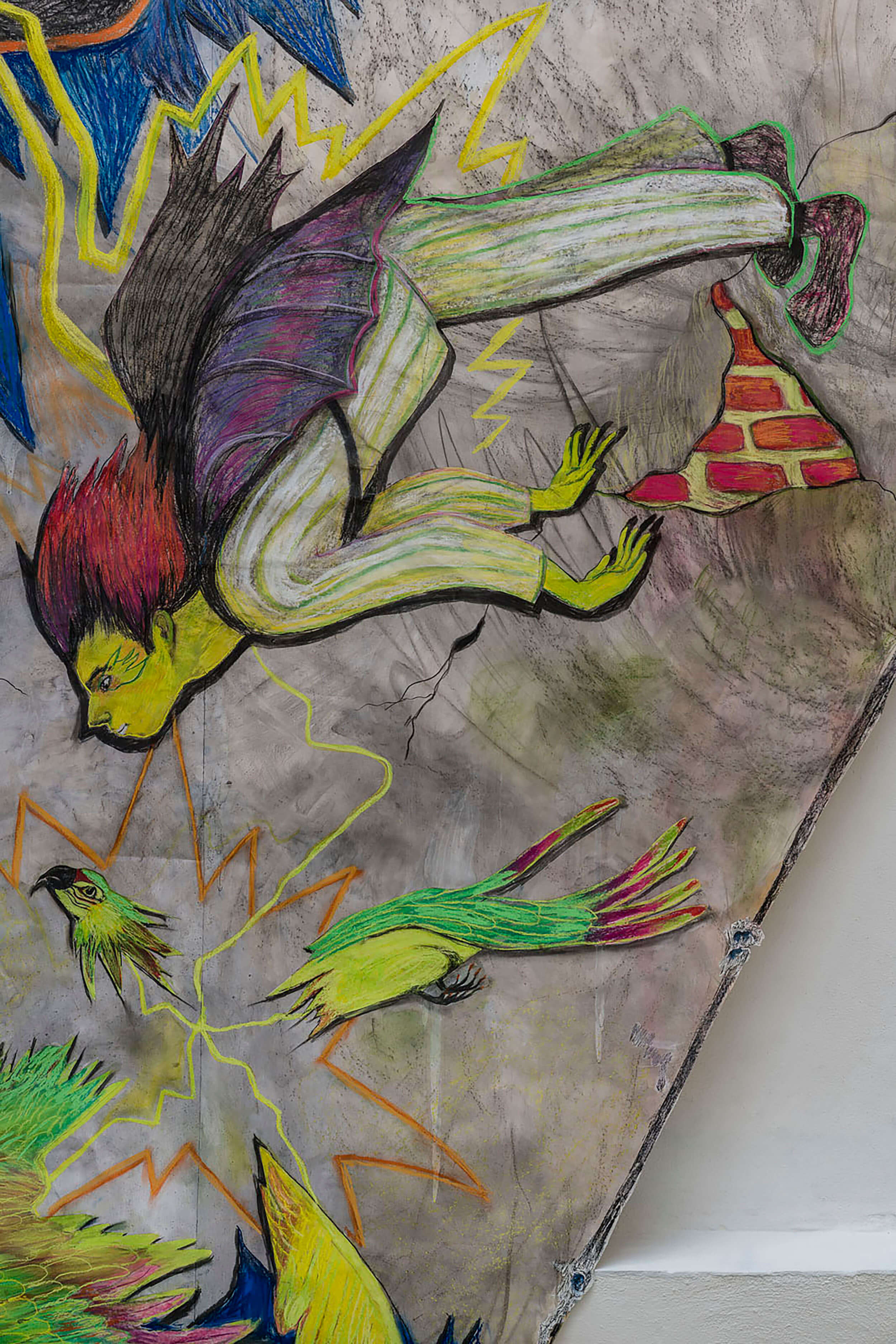 Giuliana Rosso, Soltanto ora, perdute, mi diventano vere, Installation view at Spazio Veda, Florence, 2019 (detail) Installation view of last exhibition at the gallery