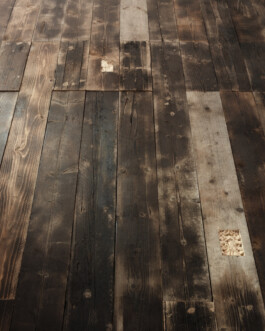 The image shows a close-up view of the floor from the same installation, 