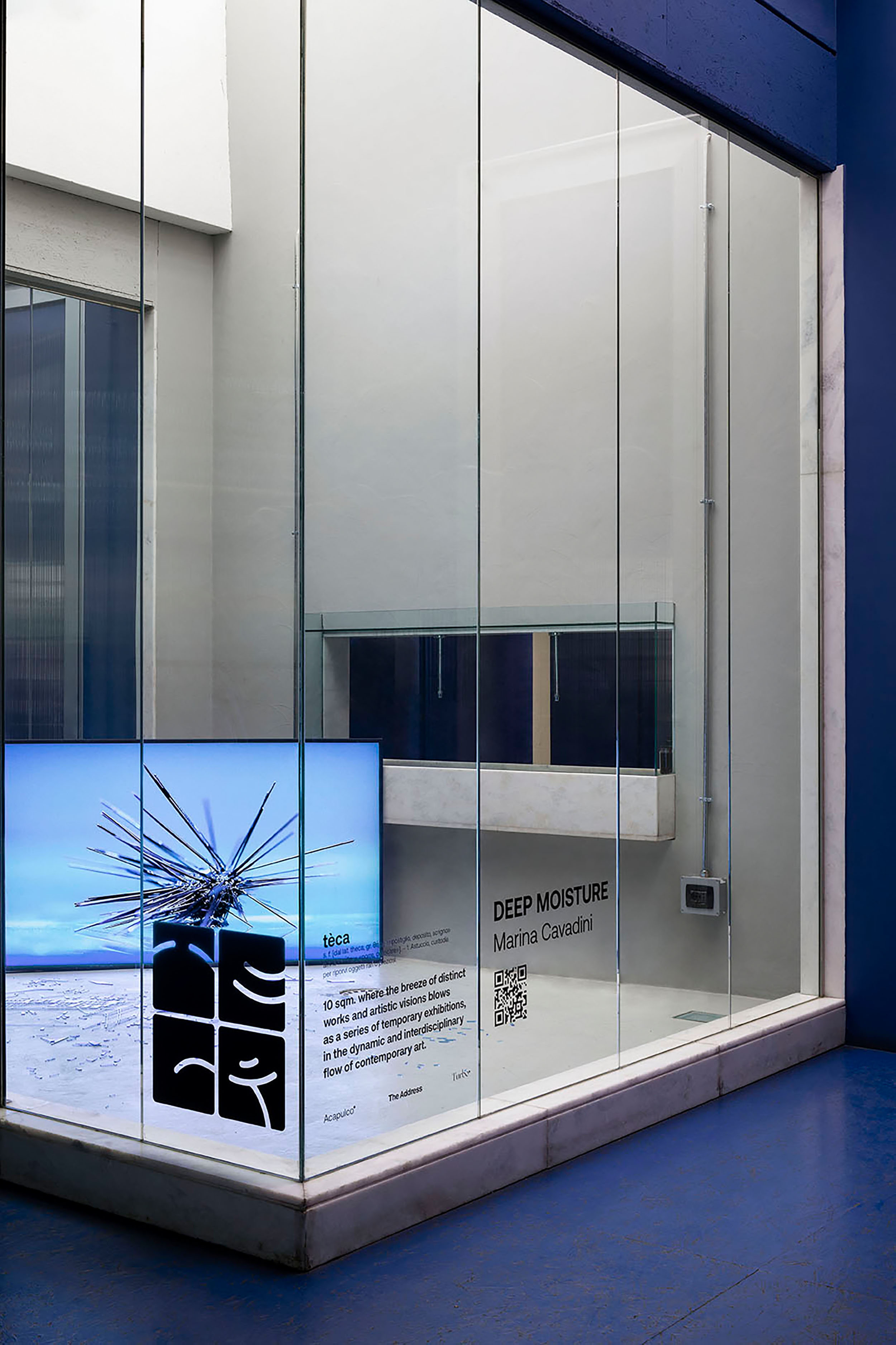 Marina Cavadini, Deep Moisture, Installation view at TECA, Milan, 2023 Installation view of last exhibition at the gallery