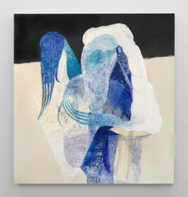 Work by Eduoard Nardon, made with pigments, acrylic and plaster on linen canvas Installation view of last exhibition at the gallery