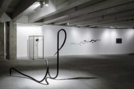 E ci fa dispetto il tempo, Installation view at Sottofondo studio, Arezzo, 2022 Installation view of last exhibition at the gallery