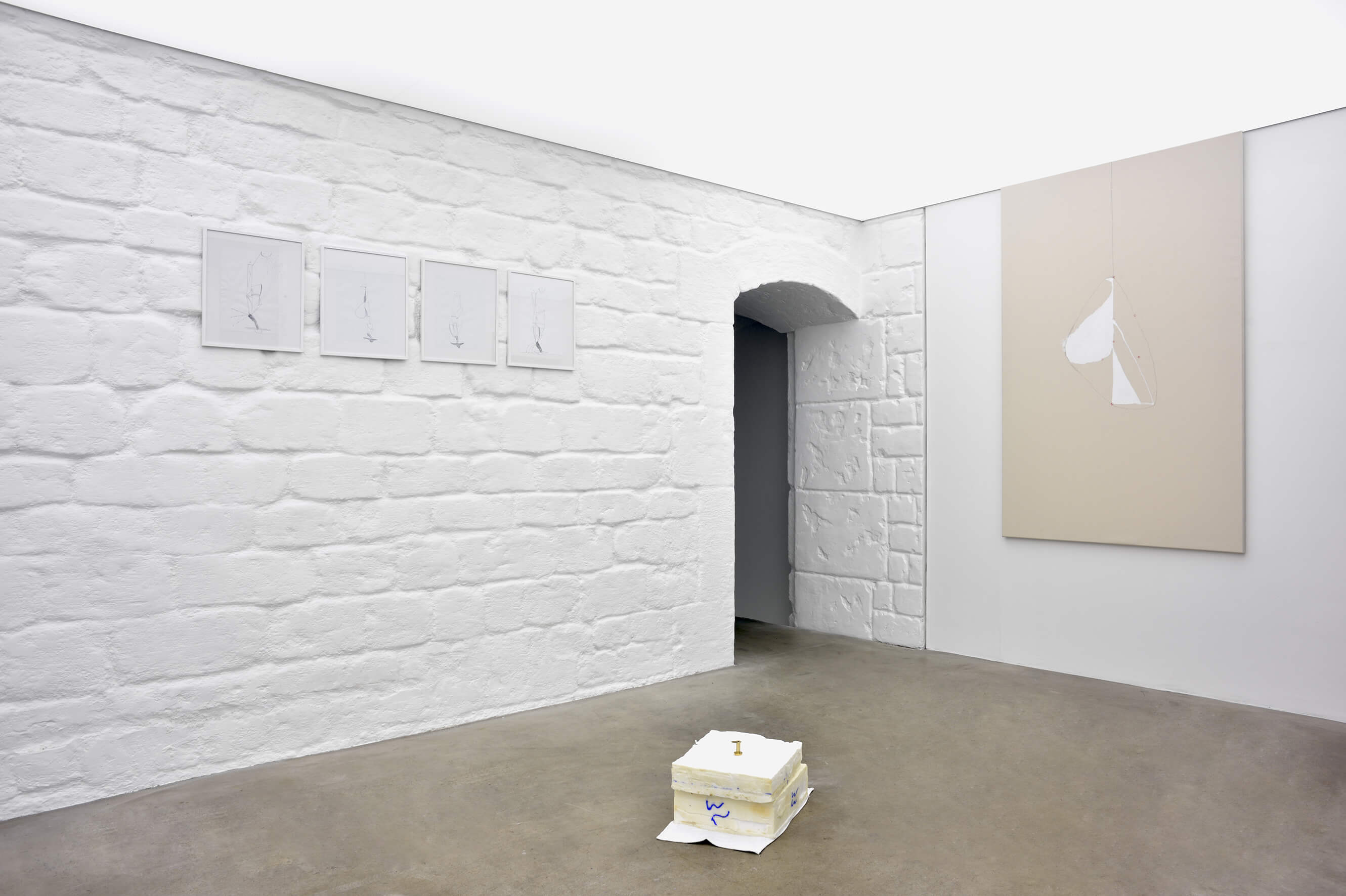 Installation view of last exhibition at the gallery