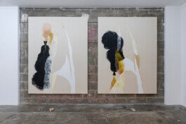 Installation view of last exhibition at the gallery