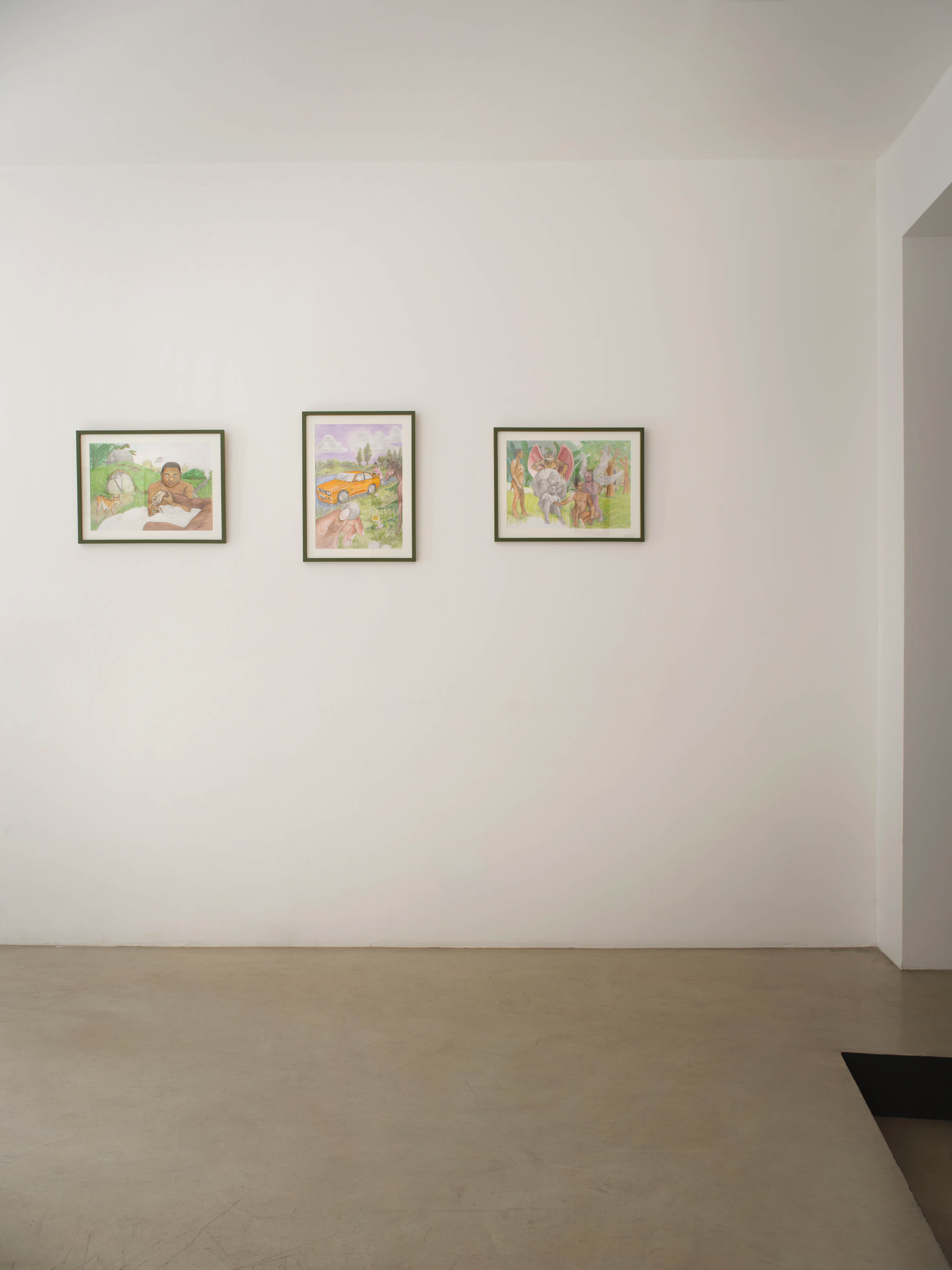 Installation view of last exhibition at the gallery