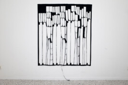 Installation view of last exhibition at the gallery