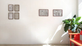 Installation view of last exhibition at the gallery