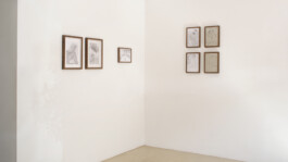 Installation view of last exhibition at the gallery