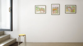 Installation view of last exhibition at the gallery