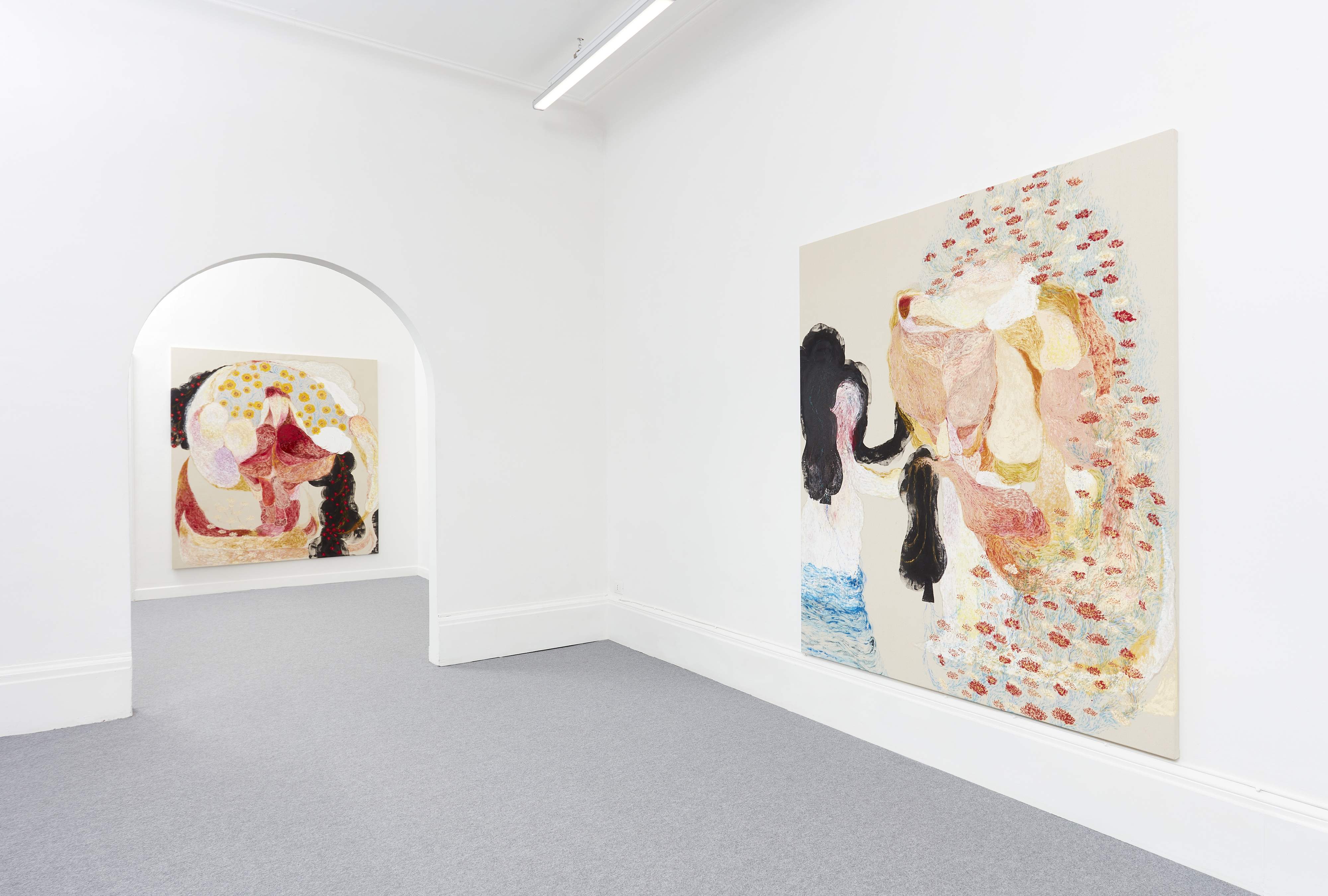 Installation view of last exhibition at the gallery