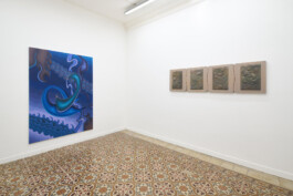 Installation view of last exhibition at the gallery