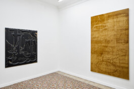 Installation view of last exhibition at the gallery