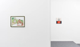 Installation view of last exhibition at the gallery