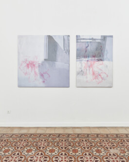 Installation view of last exhibition at the gallery