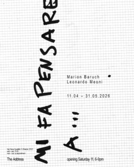  Installation view of last exhibition at the gallery