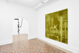  Installation view of last exhibition at the gallery