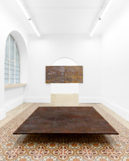 Installation view of last exhibition at the gallery